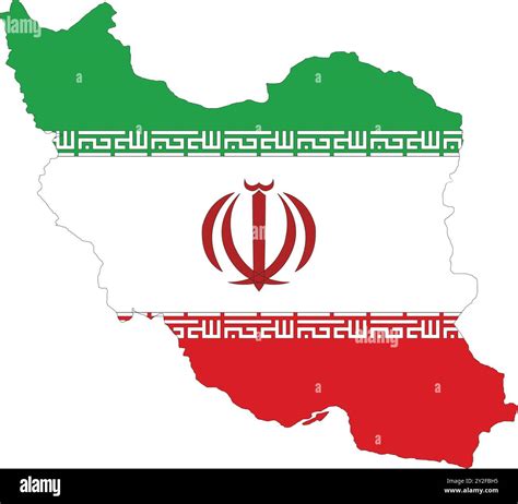 Iran Flag in Map, Iran Map with Flag, Map of Iran, Map with Flag, Nation Flag Iran Stock Vector ...