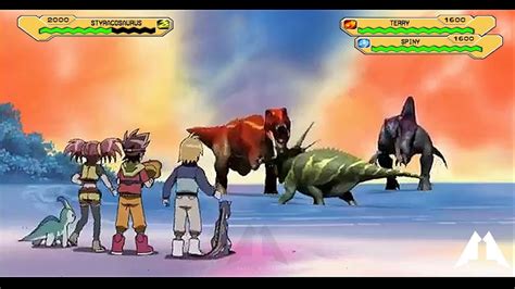 Part 1 Dinosaur King ANIME IN GAME with Healthbars 恐竜キング