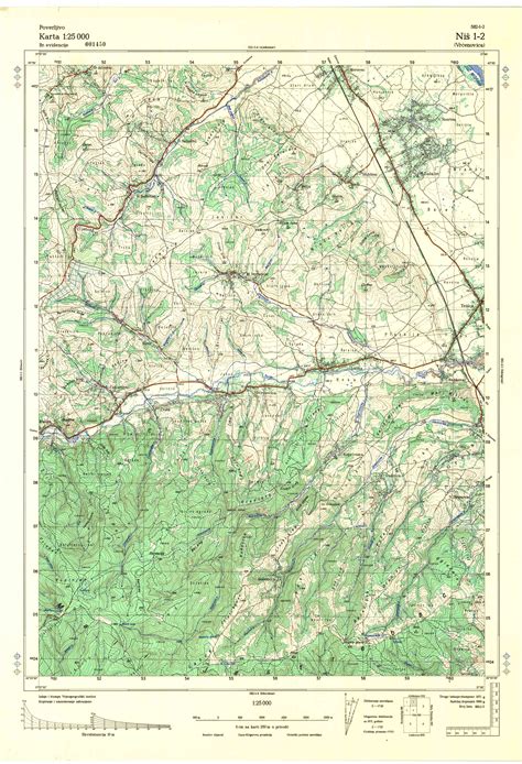 Topografske Karte Srbije Jna Ni