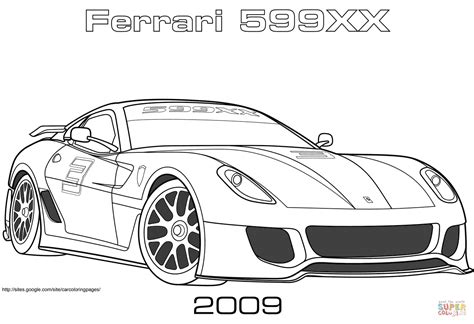 Disegno Di Ferrari Xx Del Da Colorare Disegni Da Colorare E