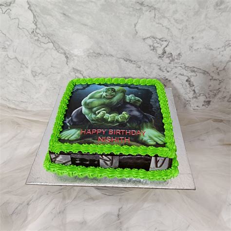 Hulk Birthday Cake Yummycake