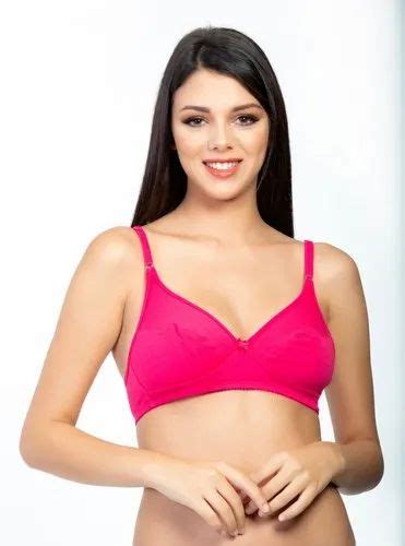 Plain Non Padded Ladies Pink Fancy Cotton Bra At Rs 299 Piece In