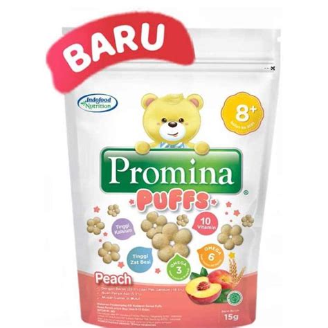 PROMINA Snack Rice Puffs Peach Pack 15gr Lazada Indonesia