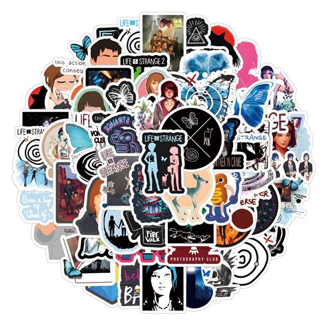 Amazon.com: 65pcs Life is Strange Stickers，Graffiti Waterproof Vinyl