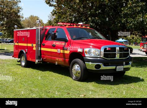 Los Angeles County Fire Department Paramedics Vehicle California Usa