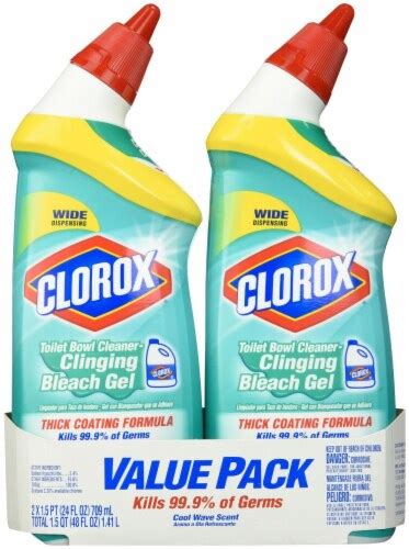 Clorox Toilet Bowl Cleaner Bleach Gel Ocean Mist Value Pack Pack Of 2 2 Packs Kroger