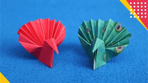 WOW CARA MEMBUAT BURUNG MERAK ORIGAMI MUDAH BANGET PASTI LANGSUNG