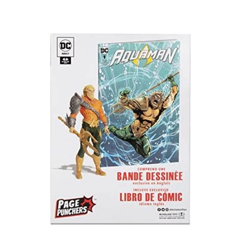 Mcfarlane Toys Dc Direct Page Punchers Aquaman Figura De Acci N De