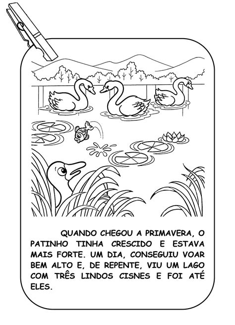 Historia Do Patinho Feio Para Imprimir