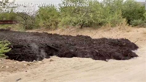 Rain Triggers A Flood Of Steaming Muck Near Arizona Wildfire Officials