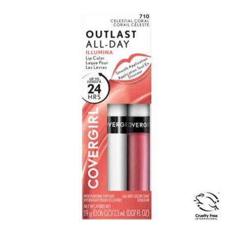 Covergirl Outlast All Day 710 Celestial Coral Lip Color 1 Ct Fred Meyer