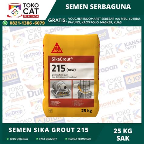 Jual SIKA GROUT 215 NEW SEMEN GROUTING 25KG SEMEN SIKA Shopee