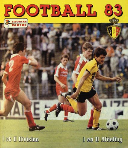 Football Belgie Belgique 1983 I II Afdeling Division Album Stickers