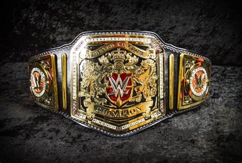 WWE United Kingdom Championship Belt Maker UK Based Leather Rebels ...