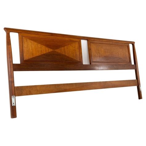 Mount Airy Janus Mid Century Walnut King Headboard - Modern Hill Furniture Warehouse – Mid ...