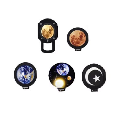 5X EARTH MOON Star Projector Night Light Films Kid Bedroom Lamp ...