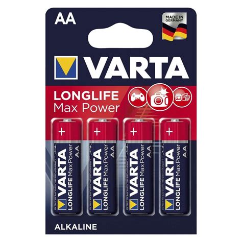 Varta Batterien MAX TECH Alkaline Mignon LR6 AA 1 5 V 5 99