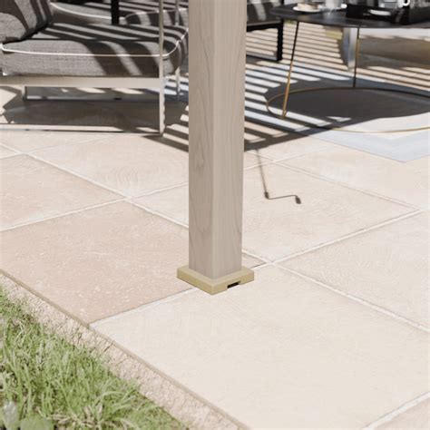 Pergola Bioclimatique Auto Port E Effet Bois X M Ombr A