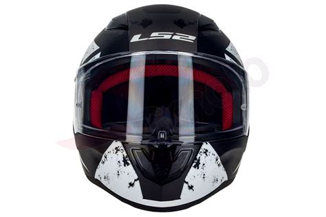 Kask Motocyklowy Integralny Ls Ff Rapid Deadbolt Matt Black White L