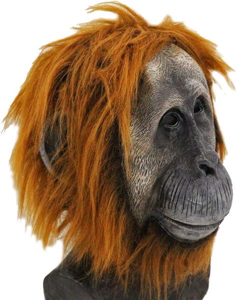 Realistic Latex Gorilla Mask Animal Chimp Mask Halloween