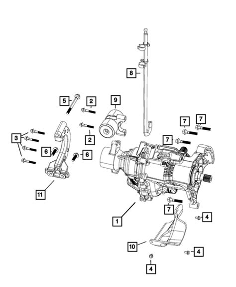 Transfer Case Assembly For 2015 Jeep Cherokee Mopar Online Parts