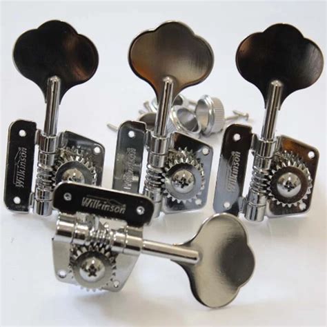 Bass Guitar Parts Guitar Bass Tuning Pegs Wilkinson 2r2l Black Bass Guitar Machine Heads Knobs