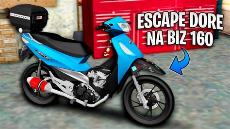 COLOQUEI O ESCAPE DORE NA BIZ 160 MONTADINHA GTA SA VIDA REAL