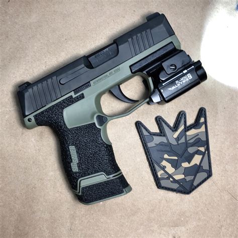 Icarus Precision Aluminum P365 Grip Module With 1913 Rail Ar15