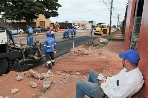 R 11 milhões investidos asfalto no Aero Rancho chega na fase