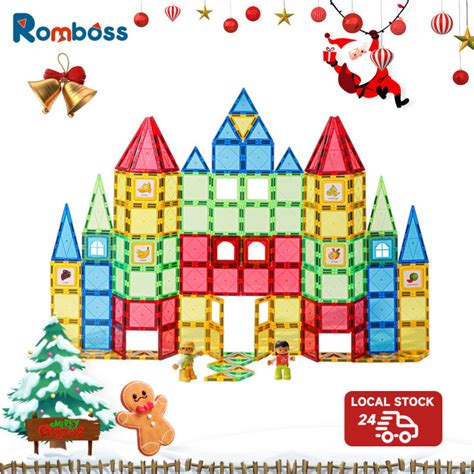 Romboss 28 40 54 101pcs Magnetic Designer Construction Set Model