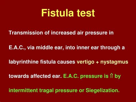 Ppt Clinical Tests For Vestibular Function Powerpoint Presentation