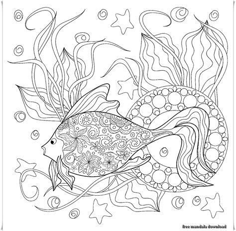 Golden Fish Mandala Goldener Fisch Mandala