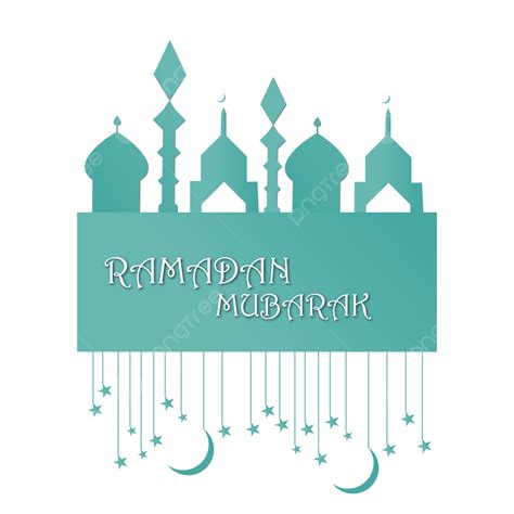 Eid Mubarak Mosque Vector Hd Images Ramadan Mubarak With Colorful And