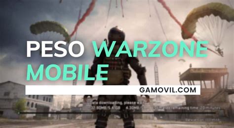 Cuánto pesa Warzone Mobile Lo hemos instalado y