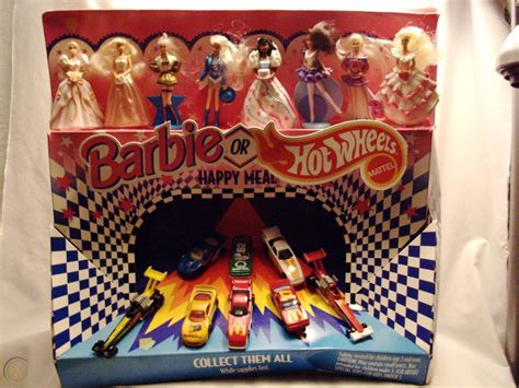 Vintage Mcdonalds Barbie Happy Meal Store Display Barbie Hot Wheels