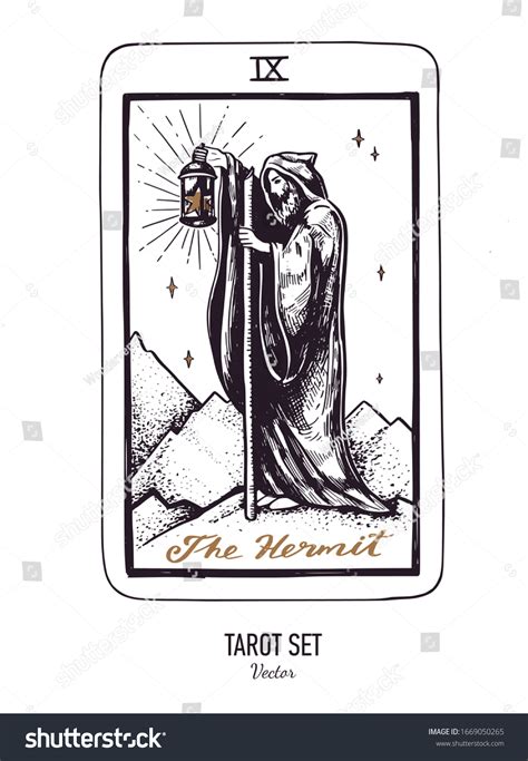 Vector Hand Drawn Tarot Card Deck Stock Vector Royalty Free