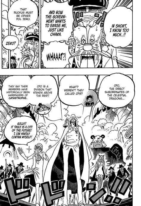 One Piece Chapter 1061 Future Island Egghead One Piece Manga Online