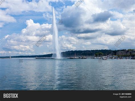 Fountain Jet D'Eau Image & Photo (Free Trial) | Bigstock