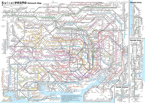 Railway Network Of Greater Tokyo Are Niigata And Sendai [3308x2339] R