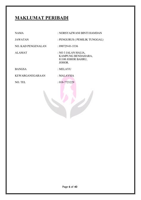 Contoh Profile Syarikat Pdf