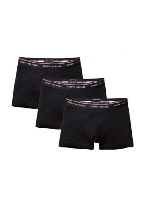 Set Boxeri Barbatesti Tommy Hilfiger Bumbac Buc Negru M Intl