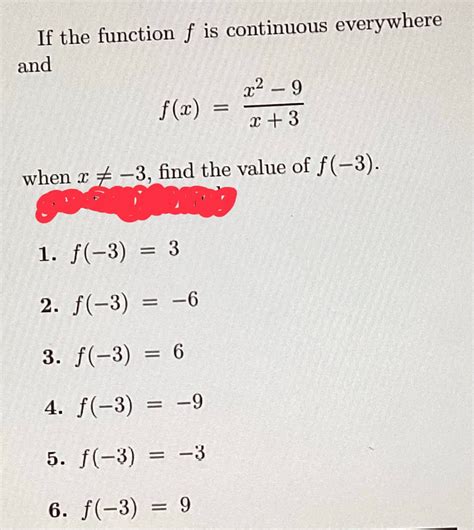 Answered If The Function F Is Continuous… Bartleby