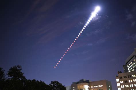 I Took A Timelapse Of The Lunar Eclipse Imgur