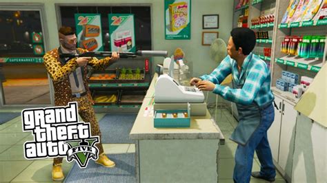 Gta 5 Robbing Stores YouTube