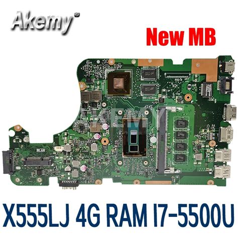 X555LJ LVDS MAIN BD 4G I7 5500CPU AS 2G GPU Placa Base REV3 6 Para