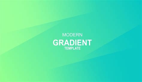 Free Vector | A green and blue gradient template with a blue and green ...