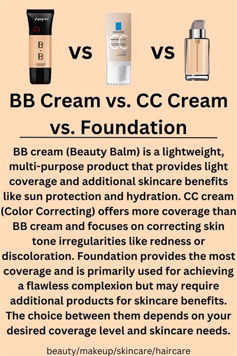 Choosing The Right Makeup Base Bb Cream Vs Cc Cream Vs Foundation