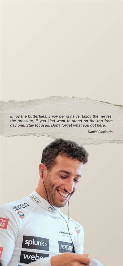 Daniel Ricciardo Racing Quotes Formula Quote Daniel Ricciardo