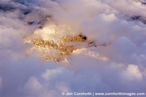 Denali Sunset Cloud Aerial Photo, Picture, Print | Cornforth Images