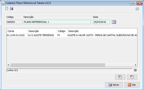 Manual Do Sistema Vr Master Contabilidade Lacs Plano Referencial Tabela